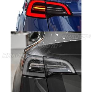 Pour Tesla Model 3 Y 2019-2024, feux de jour à LED, feux antibrouillard étanches, ensemble de feux arrière, kit carrosserie - Product Image 3