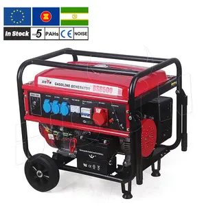 교류 발전기 3 상 5kw 5.5kw 6kva 6.5kva 휴대용 휘발유 발전기 7.0hp 엔진 5000w 5500 와트 가솔린 발전기