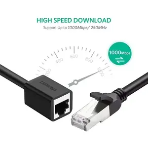 Cable Ethernet Ugreen Rj45 Cat6 F/UTP Extensión Macho Hembra - Product Image 1