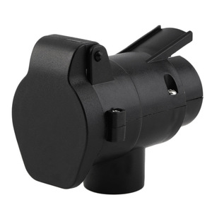 European Style Trailer <b>Plug</b> 7 Pin To 13 Pin <b>Adapter</b> Ea1732 With Locking Cover For Towing Connection - Product Image 2