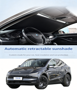 Parasole Retrattile Automatico per Parabrezza <span class=keywords><strong>Tesla</strong></span> <span class=keywords><strong>Model</strong></span> <span class=keywords><strong>3</strong></span> Y S X, Protezione UV per Finestrino Anteriore - Product Image 1