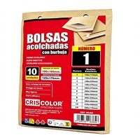 SOBRE Bolsa Protectora de Papel Kraft con Acolchado de Burbujas 120x175mm Modelo 063858