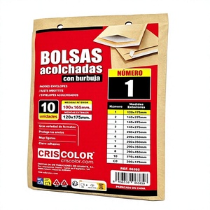 Busta Protettiva in Carta Kraft con Imbottitura a Bolle 120x175mm Modello 063858 - Product Image 1