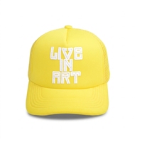 Casquette Trucker Unisexe en Coton Non Structuré à 5 Panneaux avec Bord Incurvé et Patch Brodé 3D Personnalisé de Haute Qualité – Style Hip-Hop et Extérieur