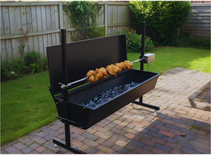 Rôtissoire à charbon de bois commerciale Warrior Pig Spit Roaster, capacité <span class=keywords><strong>60</strong></span> <span class=keywords><strong>kg</strong></span>, pour fêtes en plein air et services de traiteur - Product Image 2
