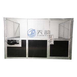 Écurie pour chevaux en acier galvanisé, box anti-coup de sabot, conception de haute sécurité, idéale pour les clubs <span class=keywords><strong>d</strong></span>'<span class=keywords><strong>équitation</strong></span> et les centres <span class=keywords><strong>d</strong></span>'entraînement - Product Image 2