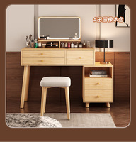 Armoire de rangement en bois brun + blanc de 120 cm avec 6 tiroirs pour l'organisation de la chambre à coucher