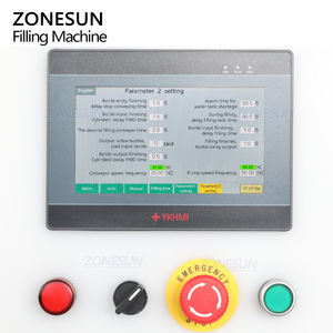 ZONESUN bottiglia di plastica automatica ZS-YTCR12A 12 teste Anti-corrosione Hcl acido chimico corrosivo liquido riempitrice - Product Image 2