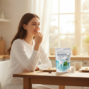 Goma de Mascar Sin Azúcar con Sabor a Menta, <span class=keywords><strong>Color</strong></span> Marrón, Xilitol, Paquete a Granel, 24 Meses de Duración, para Venta al por Mayor - Product Image 3