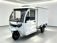 Triciclo Eléctrico de Reparto, Triciclo de Carga Cerrado para Entrega Urbana de Última Milla, Vehículo de Reparto Eléctrico, Triciclos Eléctricos