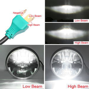 Faro LED de 7 Pulgadas y 30W con Reflector, Luz Alta/Baja, Señal de Giro, 12v, para <span class=keywords><strong>Jeep</strong></span> <span class=keywords><strong>Wrangler</strong></span> JK y Harley, <span class=keywords><strong>Precio</strong></span> al por Mayor - Product Image 3