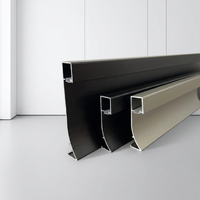 Plinthe lumineuse LED en aluminium pour projets hôteliers, d'appartements et de résidences équipées