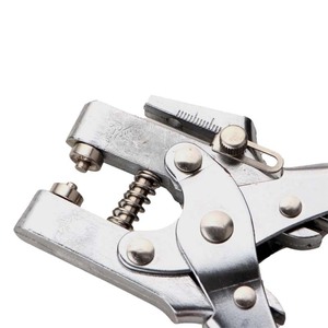 Heavy-Duty Eyelet Pliers 45 Steel <b>Leather</b> Punch <b>Tool</b> For Metal Ring And Paper Drilling - Product Image 2