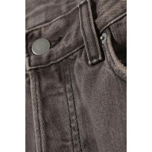 Jeans Anchos Vintage Gris Marrón Personalizados al por Mayor para Hombre, Jeans Rectos Desgastados, Jeans Casuales de Moda con Cintura Media y Corte Acampanado para Hombre - Product Image 6