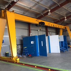 Marble Stone Yard Single Girder Gantry Crane Granite <b>Block</b> Handler 5t 10t 16t Rail <b>Mounted</b> Outdoor Portal Crane Factory - Product Image 3