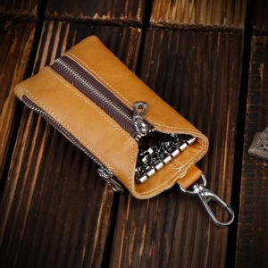 Boshiho <b>Key</b> Holder <b>Leather</b> Keychain Pouch Keyring Best Quality <b>Key</b> Holder - Product Image 6