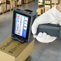 Haute qualité 12.7mm Handjet automatique imprimante à jet d'encre pistolet nouveau 600dpi portable Date d'expiration codage QR code à barres pour Flex Egg
