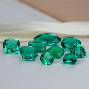 Wholesale <strong>Loose</strong> Lab Grown <strong>Emerald</strong> Oval Cut Gemstones with Heat Treatment Third Party Certified Custom Sizes Color Play/Fire - Product Image 3