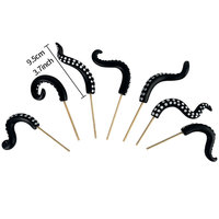 Décoration de pot de fleurs en résine en forme de tentacule de pieuvre noire, piquets décoratifs pour jardin, pelouse, ornement paysager pour la maison