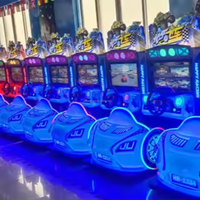 Jeu d'arcade éducatif pour enfants : simulateur de conduite de course, monoplace, avec support anglais, fonctionnant à pièces