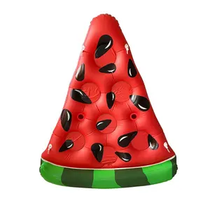 Hot selling customized inflatable watermelon floating mat swimming pool inflatable float