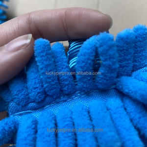 Çok renkli şanslı köpek oyuncak kauçuk top interaktif çekme Bite zıplayan top Pet römorkör köpek çiğnemek oyuncak - Product Image 6