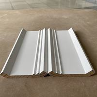 Moulure de plafond en pin blanc apprêté, qualité professionnelle, commande en gros pour moulures de corniche, transition mur-plafond, vente en gros