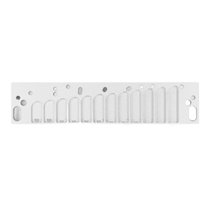 Peigne <span class=keywords><strong>Harmonica</strong></span> Partie <span class=keywords><strong>12</strong></span> <span class=keywords><strong>Trous</strong></span> Échelle <span class=keywords><strong>Chromatique</strong></span> Peigne Argent Givré Léger pour <span class=keywords><strong>HOHNER</strong></span> 270D - Product Image 2