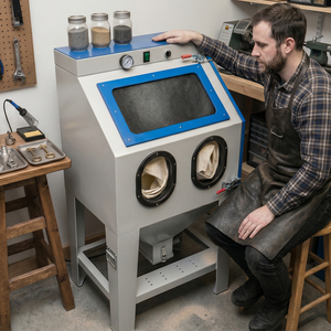 <span class=keywords><strong>Cabine</strong></span> <span class=keywords><strong>de</strong></span> <span class=keywords><strong>sablage</strong></span> pour le nettoyage <span class=keywords><strong>de</strong></span> la rouille sèche et l'équipement industriel, machine <span class=keywords><strong>de</strong></span> <span class=keywords><strong>sablage</strong></span> pour le métal - Product Image 2