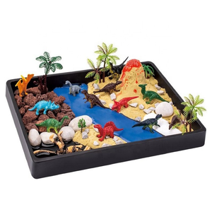 Nuevo Juguete Educativo de Ciencia para Niños, Juego de Simulación de Dinosaurios, Volcán DIY y Hábitat de Dinosaurios, Regalos de Navidad - Product Image 2