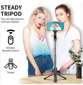 Q08 Mobile Gimbal Vidéo pour <span class=keywords><strong>Tik</strong></span> <span class=keywords><strong>Tok</strong></span> Flexible Télescopique Selfie Stick avec Trépied Caché et Télécommande - Product Image 5