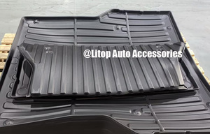 Forro de Caja de Camioneta 3D de TPE Negro Resistente a los Arañazos, Alfombrillas para Maletero de Automóvil para Ford Ranger T7 T8 T9 2023, Accesorios para Camionetas - Product Image 3