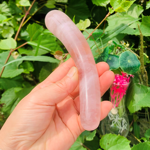 Varita de Cuarzo Rosa de Cristal Rosa para Masaje Vaginal, Juguete Sexual Yoni, Dildo de Cuarzo Rosa para Mujer, Piedra Curativa - Product Image 6