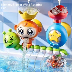 Lindo Rociador con Forma de Mono con Función de Rociado Giratorio, Juguete Educativo de Agua para Bebés, Adecuado para el Juego Sensorial Durante el Baño - Product Image 2