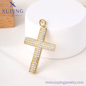 XUPING Jewelry Venta al por Mayor 2025 <span class=keywords><strong>CoCreate</strong></span> Colgante para Hombre Más Vendido Chapado en Oro Estilo Iced Out Rapero Hip Hop - Product Image 2
