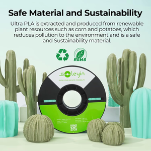 Filamento PLA Soleyin Ultra de 1.75mm y 1KG en Varios Colores para Impresora 3D FDM, Materiales de Impresión 3D No Tóxicos de 1KG - Product Image 3