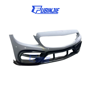Divisor de Parachoques Delantero de Fibra de Carbono Estilo IMP de Alta Calidad para <span class=keywords><strong>Mercedes</strong></span> <span class=keywords><strong>Benz</strong></span> <span class=keywords><strong>Clase</strong></span> <span class=keywords><strong>C</strong></span> C63 C43 Coupé 2015-2019 - Product Image 2