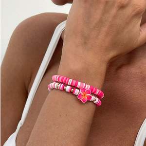 2 Pcs/Set Bracelets de perles pour femmes Charm fleur de Bohème Chaîne élastique Set Summer Jewelry Vacation Gift - Product Image 5