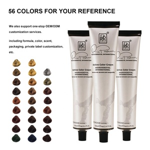 Su misura OEM a basso contenuto di ammoniaca colore colore dei <span class=keywords><strong>capelli</strong></span> colore crema per salone professionale permanente colorante tintura - Product Image 2