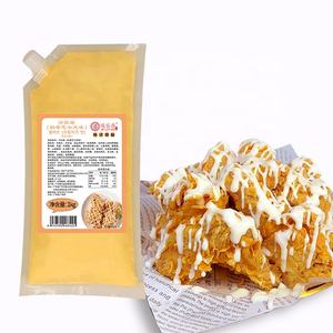 Di alta qualità 1KG cremoso salsa di formaggio per panini torte pane ingredienti alimentari confezionati in sacchetto cremoso condimento per insalata di formaggio - Product Image 1