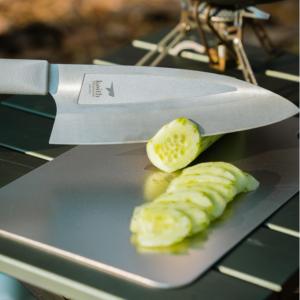 Chất lượng cắm trại lớn Titan Thớt hai mặt 100% tinh khiết titan thớt cho nhà bếp thớt - Product Image 4