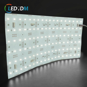 LEDODM 500x233mm LxW hoja de papel luz 24V 30W RGB + CCT 5-IN-1 1mm Panel Led fino retroiluminación piedra mármol encimera - Product Image 4