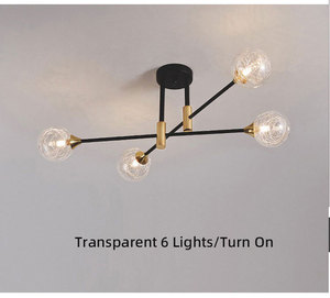 Candelabro moderno simple <span class=keywords><strong>Nordi</strong></span> creativo cálido Popular para dormitorio Bar pasillo sala de estar restaurante luz de techo elegante uso interior - Product Image 3