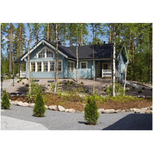 Cabane en bois préfabriquée mobile pour touristes en Inde - Product Image 1