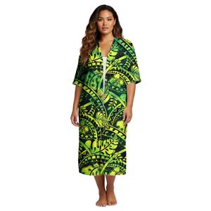 Vêtement pour femme personnalisé, imprimé de fleurs hawaïennes, design samoan, <span class=keywords><strong>kimono</strong></span> confortable pour femme, cardigan polynésien, veste haut de gamme pour femme, cardigan - Product Image 1