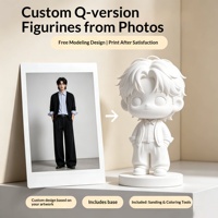 Production de figurines personnalisées imprimées en 3D, style chibi, portrait réaliste, photo, fabrication artisanale, cadeau d'anniversaire, impression 3D haut de gamme