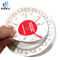 KD734 tableau médical de forme ronde, calendrier de grossesse, calendrier, calculatrice, tableaux de roues pour vache