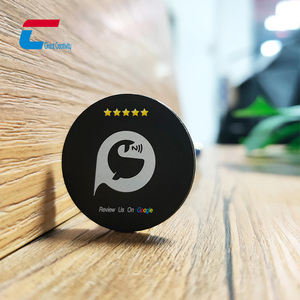 Tùy chỉnh màu đen mờ NFC thẻ đen PVC ntag 213 ntag 215 ntag 216 RFID tap thẻ kinh doanh kỹ thuật số - Product Image 6