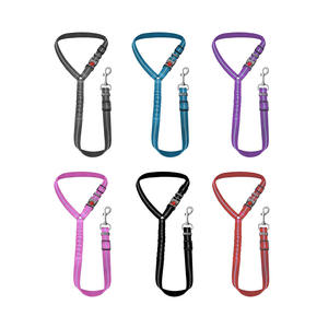 ペット用車用シートベルトリーシュ反射性ベルト調整可能ハーネス犬用シートベルト - Product Image 6