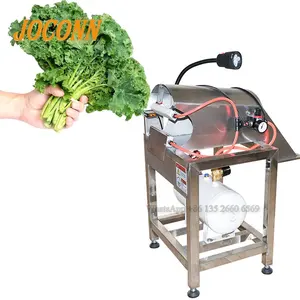Pneumatic green onion peeling machine chives root cutting impurity removal machine scallion spinach mud cleaning machine